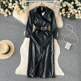 Fabian Leather Dress - Alamode By Akanksha