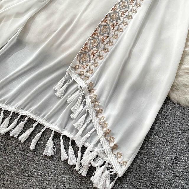 Sula Tasseled Cape - Alamode By Akanksha