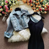 Trevor Set of Dress with Jacket - Alamode By Akanksha