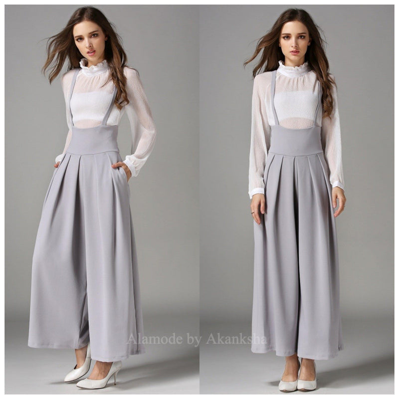 Statement Suspender Pants - Celebrity Favorite - Alamode By Akanksha