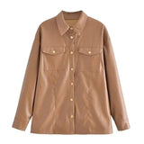 Vintage PU Leather Jacket - Alamode By Akanksha