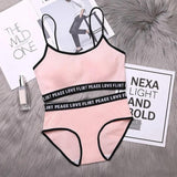 Love Peace Flirt Lingerie Set - Alamode By Akanksha