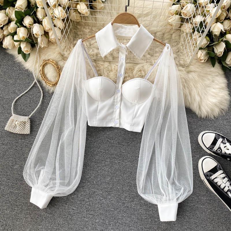 Liabella Puffed Sleeve Blouse - Alamode By Akanksha