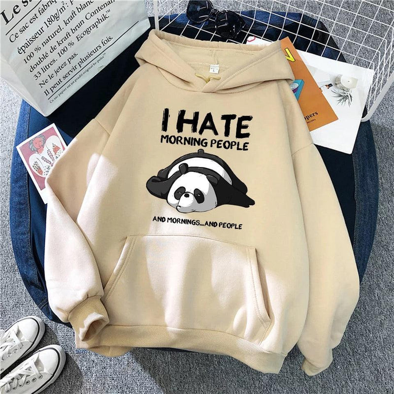 Hate Morning People Sweatshirt - Alamode By Akanksha