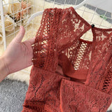 Rica Lace Jumpsuit - Alamode By Akanksha