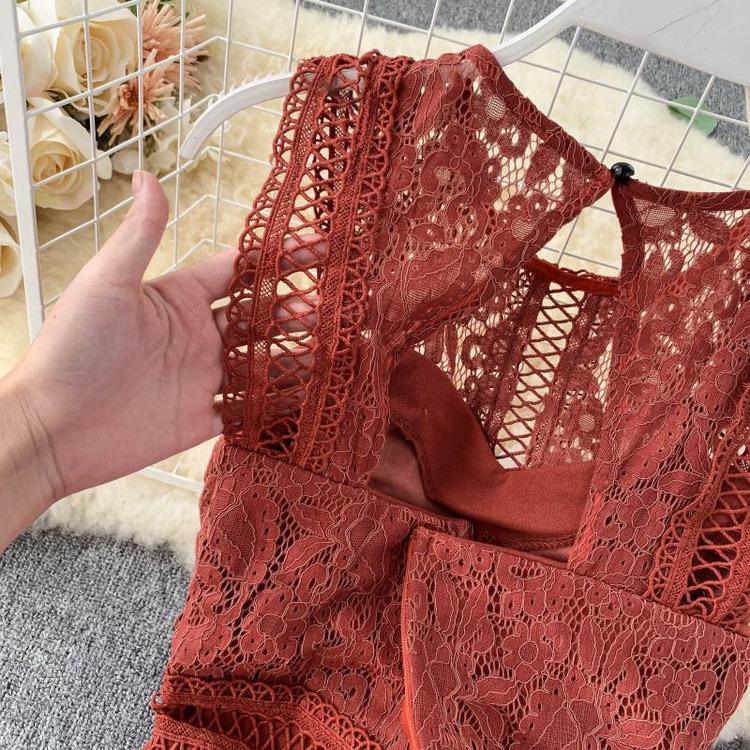 Rica Lace Jumpsuit - Alamode By Akanksha