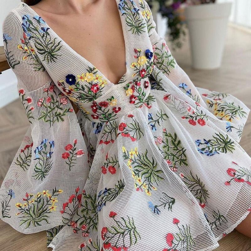 Lisba Luxury Embroidered Dress - Alamode By Akanksha