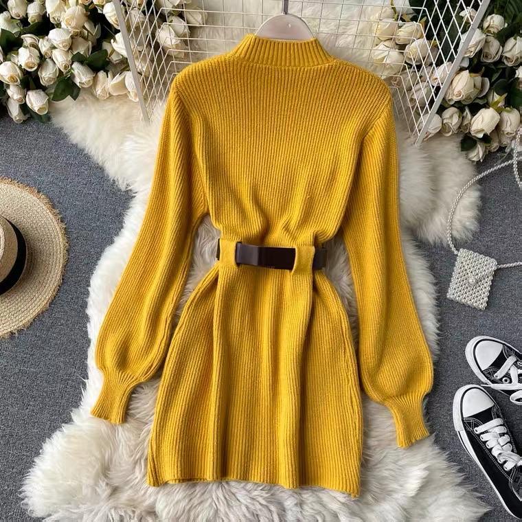Bador Knitted Dress - Alamode By Akanksha