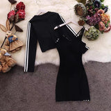 Street Style Set - Dress and Jacket - Alamode By Akanksha