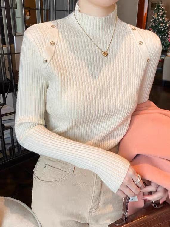 Derek Buttoned Sweaters - Alamode By Akanksha