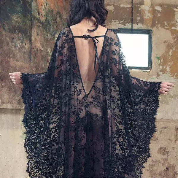 Lace Beach Coverup - Alamode By Akanksha