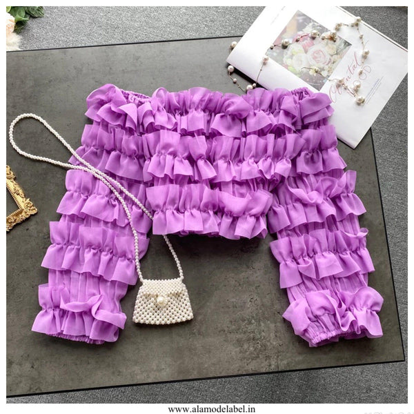 Buy Lavender Tops for Women by SAM Online