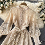 Mexicano Luxury Lace Dress - Alamode By Akanksha