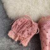 Onelone Eyelet Dress - Alamode By Akanksha