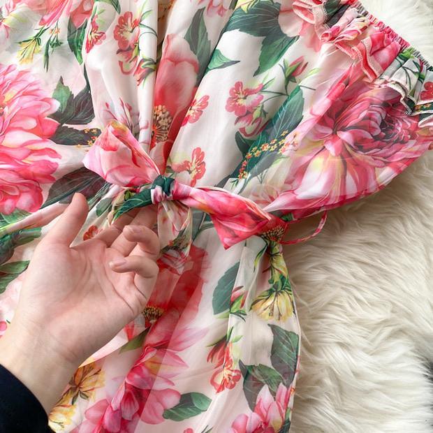 Botai Floral Maxi Dress - Alamode By Akanksha