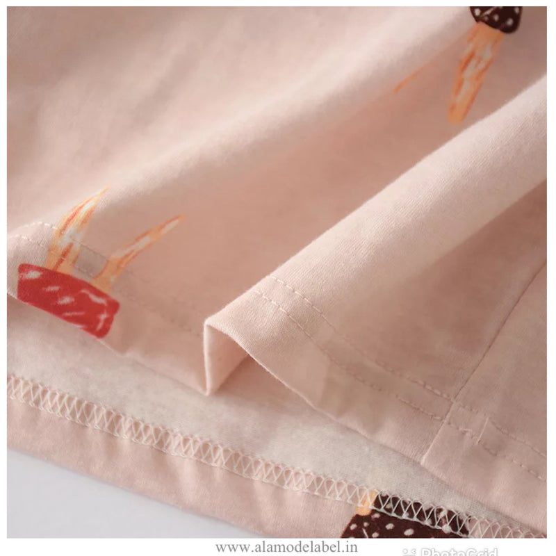 Silvesta Cotton Nightdress - Alamode By Akanksha