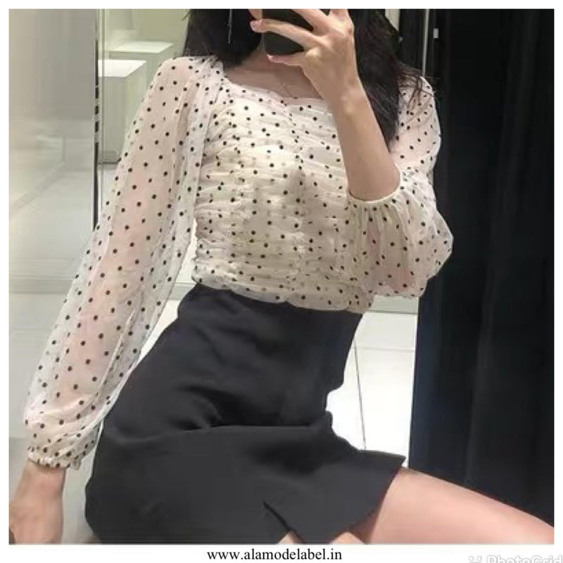Luxury Ruched Mayne Blouse - Alamode By Akanksha