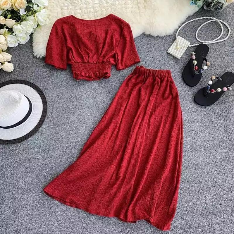 Roger Buttoned Coord Sets - Alamode By Akanksha