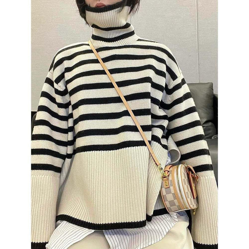 Lulu Striped Sweaters - Alamode By Akanksha