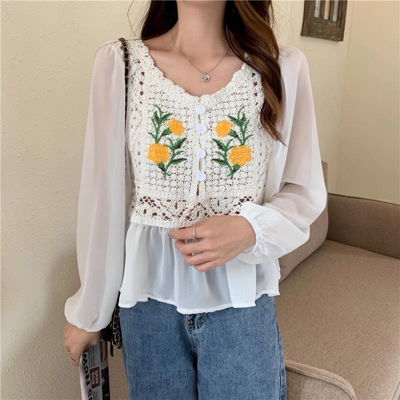 Ivy Crochet Top - Alamode By Akanksha