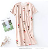 Silvesta Cotton Nightdress - Alamode By Akanksha