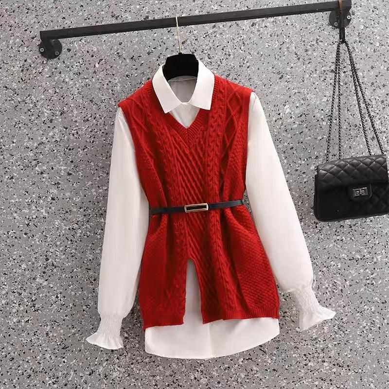 Stella Two Piece Knit Set - Alamode By Akanksha