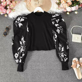Bello Puffed Sleeve Blouse - Alamode By Akanksha