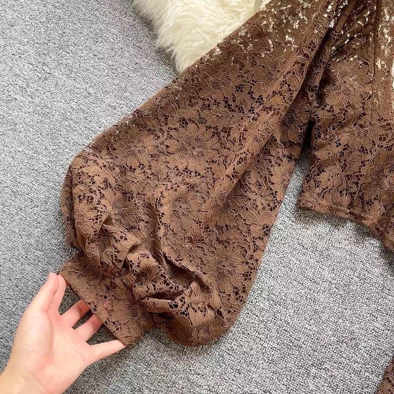 Silvia Luxury Lace Blouse - Alamode By Akanksha