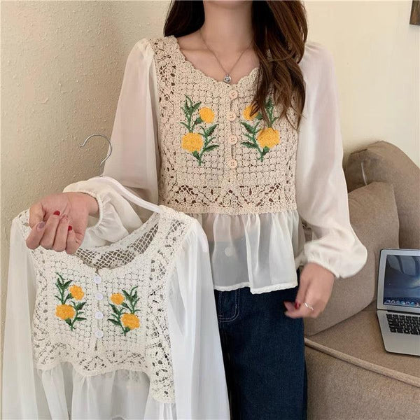 Get Discount on Crochet Tops for Women Online at a la mode