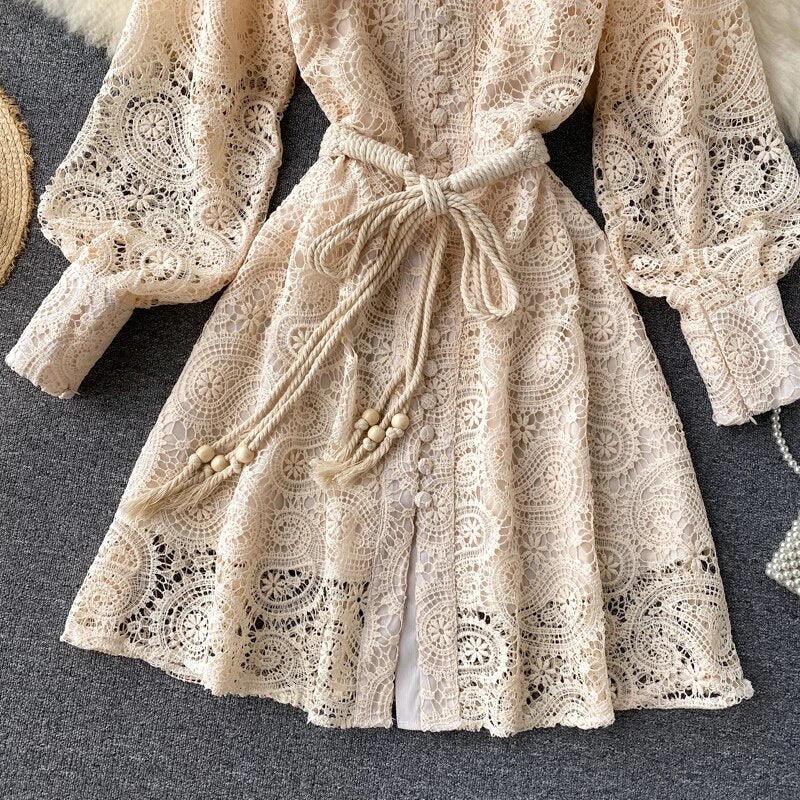 Mexicano Luxury Lace Dress - Alamode By Akanksha