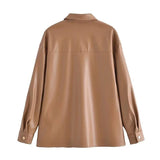 Vintage PU Leather Jacket - Alamode By Akanksha
