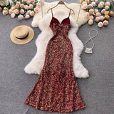 Amy Sequined Dress - Alamode By Akanksha