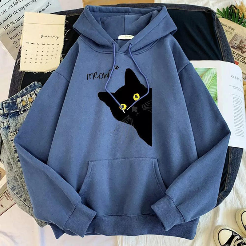 Meow Meow Sweatshirt - Alamode By Akanksha