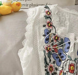 Kylie Embroidered Blouse - Alamode By Akanksha