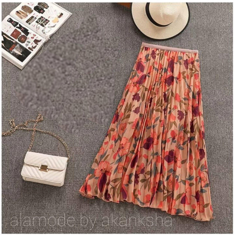 Floral Glam Skirt - Alamode By Akanksha
