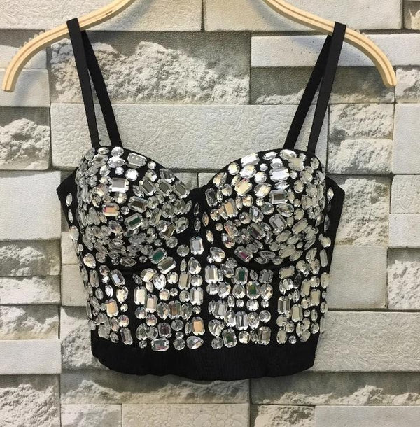 Rhinestone Bustier - Alamode By Akanksha